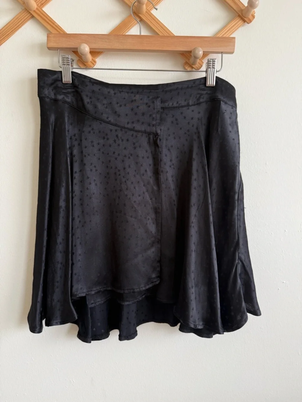 Free People Starstruck Satin Wrap Skirt